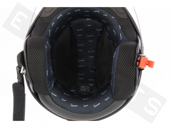 Helmet Demi Jet VESPA Visor 3.0 Matt Grey Titanium 707/C
